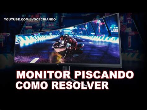 MONITOR Tela PISCANDO COMO RESOLVER YouTube