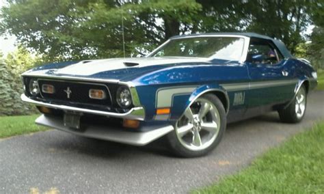 1971 Ford Mustang Pro Touringrestomod Convertible For Sale Ford