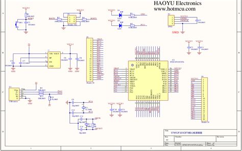 Stm32f103 Blue Pill Schematic Stm32f103c8t6 Schematic