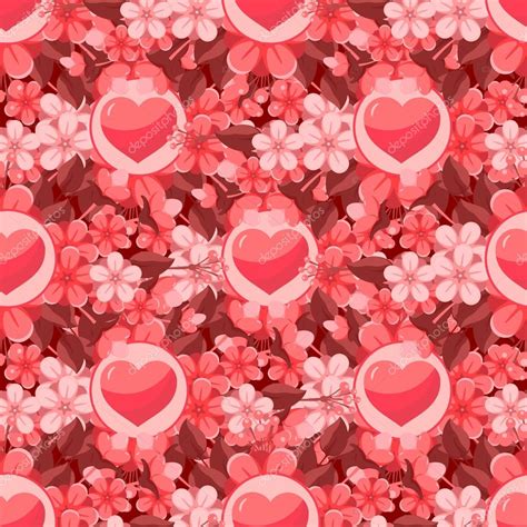 Valentine seamless background Stock Vector by ©Pazhyna 62043131