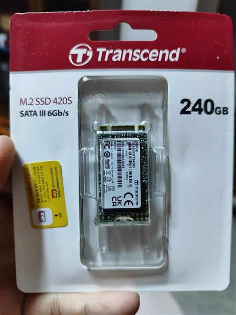 Transcend MTS420S M 2 2242 SATA III 6 Gb S Internal Solid State Drive