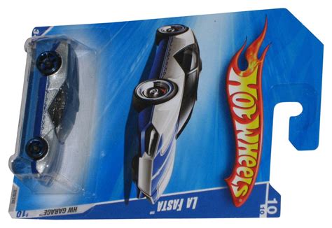 Hot Wheels Hw Garage La Fasta Silver Blue Toy Car Walmart