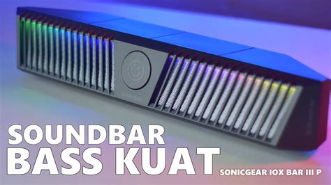 Nyobain SOUNDBAR MURAH PUNYA BASS KUAT Ada Bluetooth Light Effects