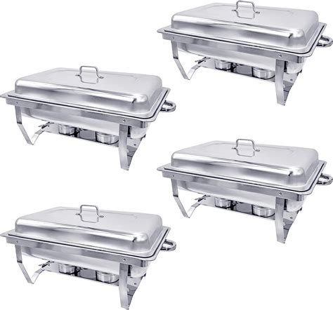 Jacgood Chafing Dish Profi Set Toulouse Edelstahl Warmhaltebehälter