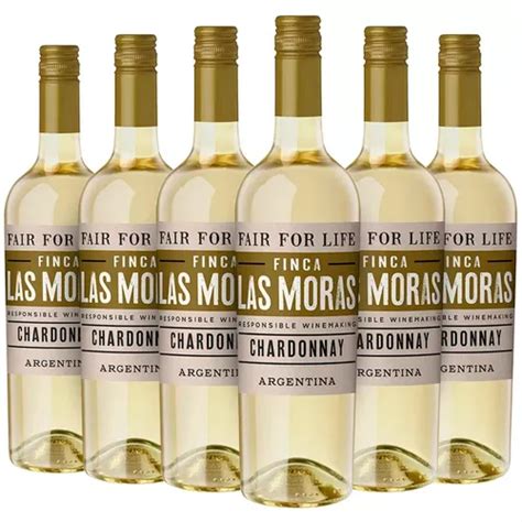 Vino Finca Las Moras Fair For Life Chardonnay Pack X6 Unid