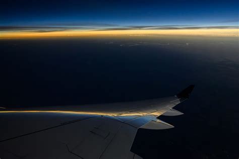 The Solar Eclipse From Delta Flight 1218