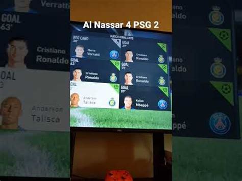 Al Nassar Vs PSG YouTube