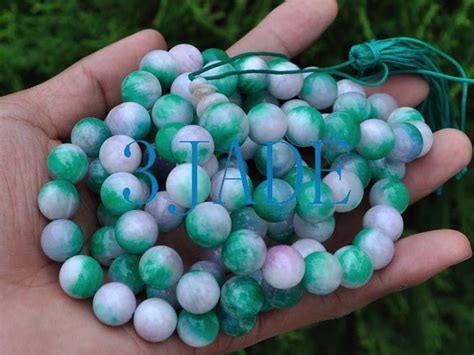 Colorful Jade Serpentine Mantra Meditation Yoga Prayer Beads