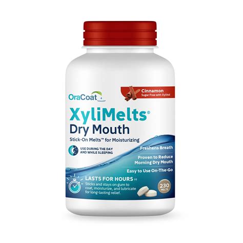 Buy Oracoat Xylimelts Dry Mouth Oral Adhering Discs Cinnamon With