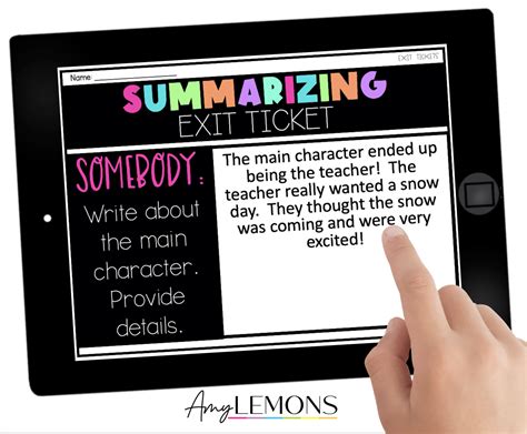 7 Summary Activities Youll Love For Students Amy Lemons