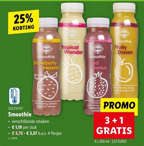 SOLEVITA Smoothie 3 1 GRATIS Promotie Bij Lidl