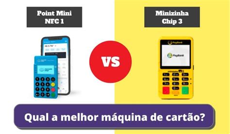 Minizinha Chip Ou Point Mini Nfc Qual A Melhor Maquininha