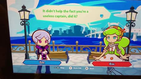 Puyo Puyo Tetris Adventure Scene Ess Is Angry At Tee Againbut