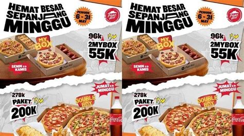 Katalog Promo Pizza Hut Hari Ini Mei Dapatkan My Box Hanya