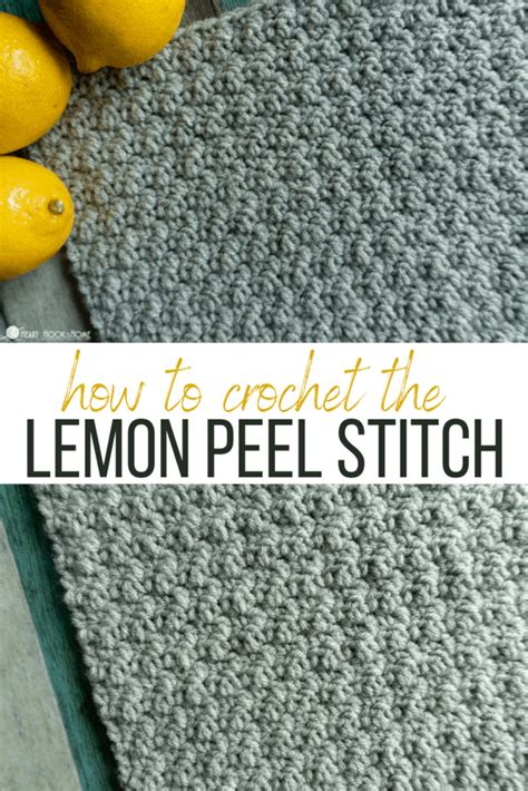 How To Crochet The Lemon Peel Stitch