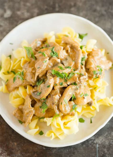 Beef Stroganoff Recipe Brown Eyed Baker