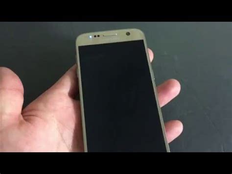 Galaxy S S Edge Black Screen Display Not Coming On Black