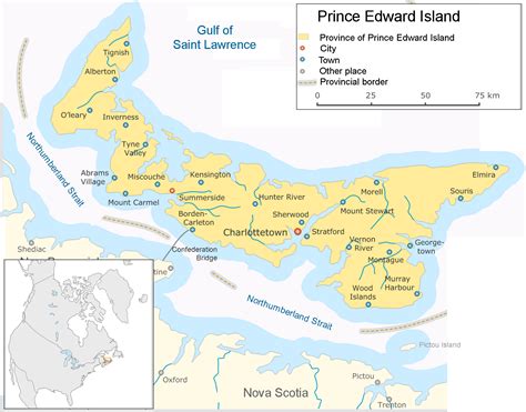 Prince Edward Island National Park Map