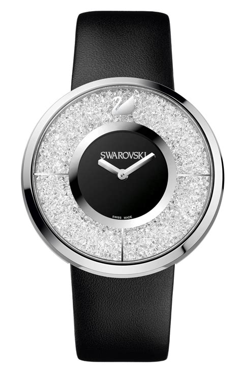 Swarovski Crystalline Black Watch Swarovski Watches Jewelry Watch