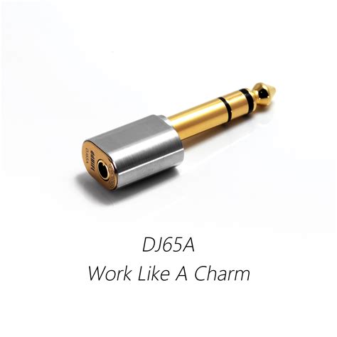 DJ65A 6 35mm Male To 3 5mm Female Adapter DdHiFi