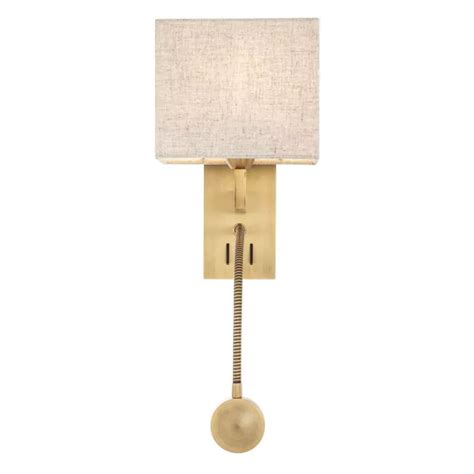 EICHHOLTZ Wall Lamp Reading Brass Wilhelmina Designs