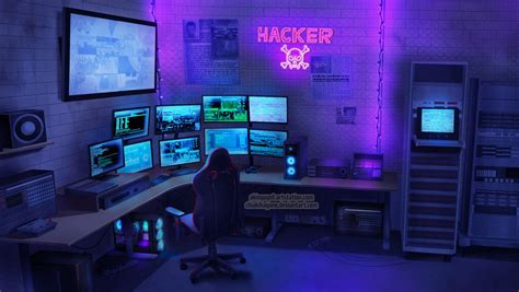 Hacker Room by chiakihayano on DeviantArt