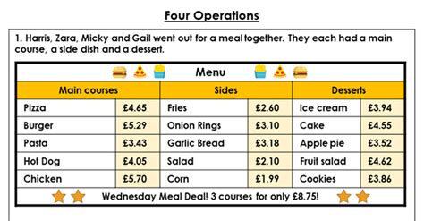 Year 4 Four Operations Lesson Classroom Secrets Classroom Secrets