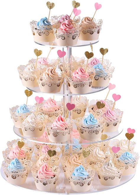 Amazon Wilton Stacked 3 Tier Dessert Tower For Cupcakes Home