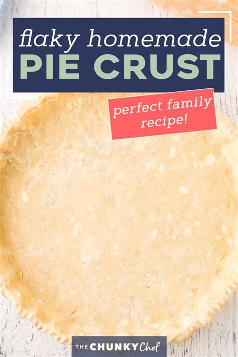 Flaky Homemade Pie Crust Recipe The Chunky Chef