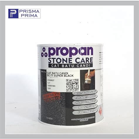 Jual PROPAN Stone Care Cat Pelapis Coating Batu Alam Black Hitam Kaleng