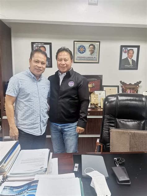 Dinalaw po ng Inyong Lingkod, Alkalde Rene E. Maglanque, si DPWH Sr USec Emil Sadain – Official ...