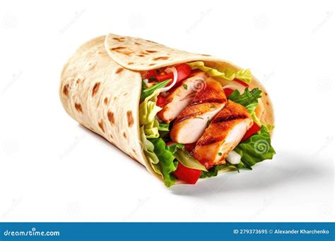 Takeaway Street Food Concept Kebab Pita Gyros Shaurma Wrap