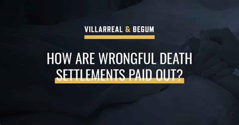 How Are Wrongful Death Settlements Paid Out in Texas?