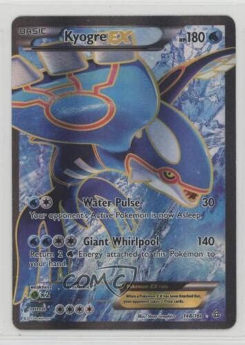 2015 Pokémon XY Primal Clash Kyogre EX Full Art 148 0su9 eBay