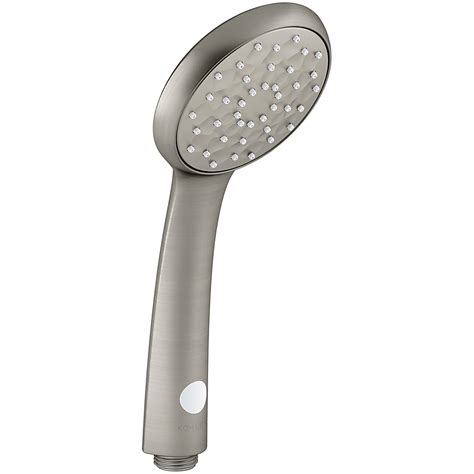 Kohler Awaken Vibrant Brushed Nickel 375 In Round Handheld Shower Head 2 Gpm 76 Lpm 99248 Bn