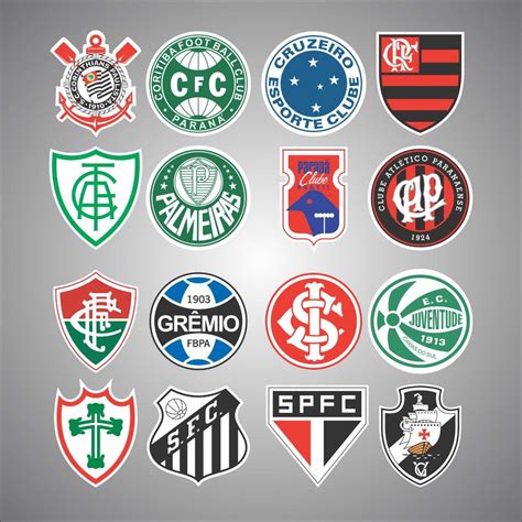 Isso Mesmo S O Escudos De Clubes De Futebol Do Brasil E Do Mundo