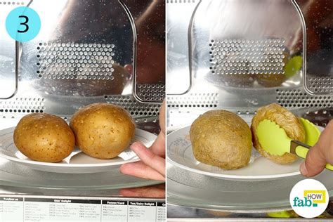 How To Bake A Potato In Microwave And Oven Fab How