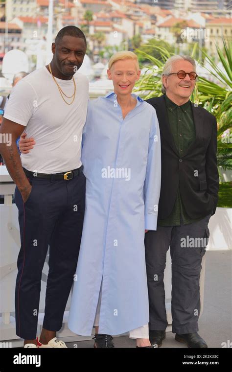 Idris Elba Tilda Swinton Dressed By Alaïa George Miller Photocall Of The Film Three