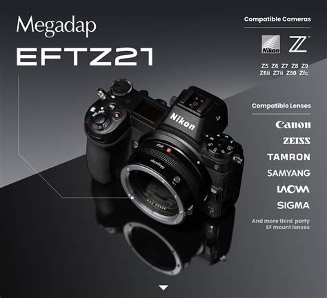 Megadap Canon Ef To Nikon Z Autofocus Adapter Eftz21 Megadap