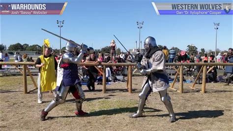 Longsword Armoured Combat Mt Gambier Medieval Fantasy Fair 24422