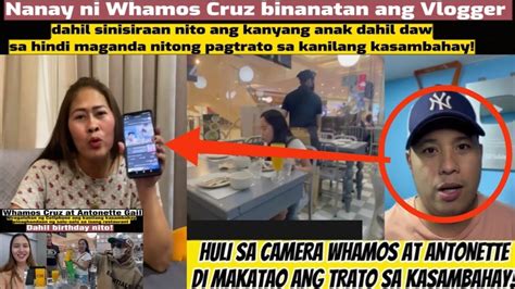 Nanay Ni Whamos Cruz Subrangg G L T Isang Vlogger Siniraan At Ginawang