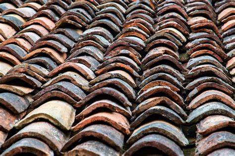 Premium Photo Traditional Roofing With Clay Ceramic Tiles Roofing Tile