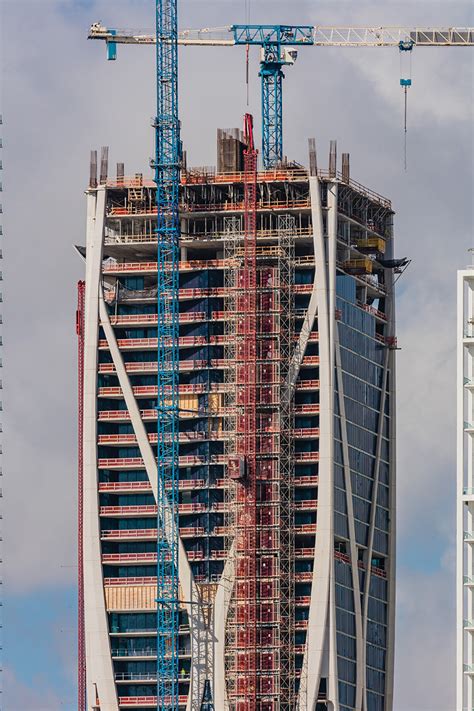 Zaha Hadids One Thousand Museum Nears Full Height In Miami