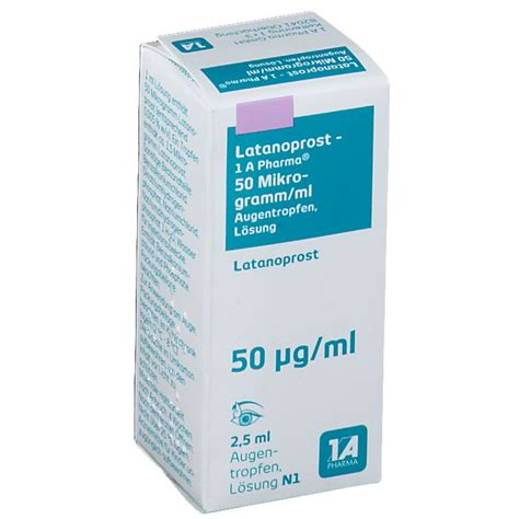 Latanoprost - 1 A Pharma® 50 µg/ml 2,5 ml mit dem E-Rezept kaufen ...