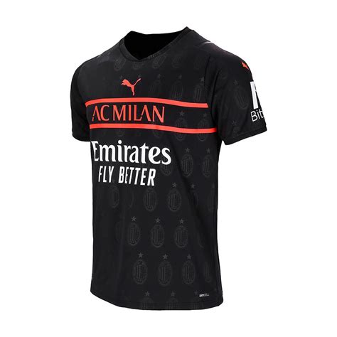 Jersey Puma AC Milan Third Kit 2021 2022 Puma black Red blast Fútbol