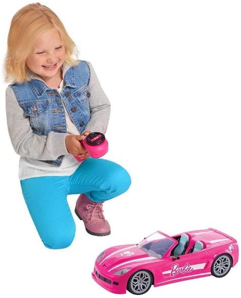 Mattel Barbie Remote Control Sports Racing RC 2 Seater Convertible Car ...