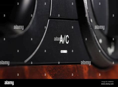 Air Condition Switch Inside A Used Car Stock Photo Alamy