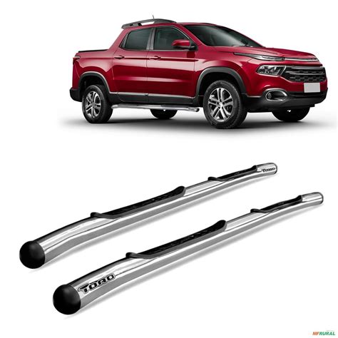 Estribo Lateral Oval Fiat Toro A A O Carbono Crom