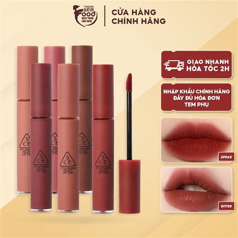 Son Kem Lì Lên Màu Chuẩn Hàn Quốc 3CE Velvet Lip Tint 4g Shopee Việt Nam