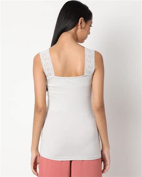 Camisole With Lace Insert Jiomart